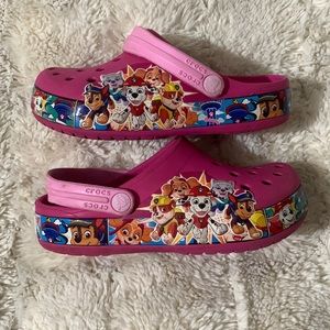 Crocs Paw Patrol, size 11 toddler girls, good preloved condition. So Cute!!